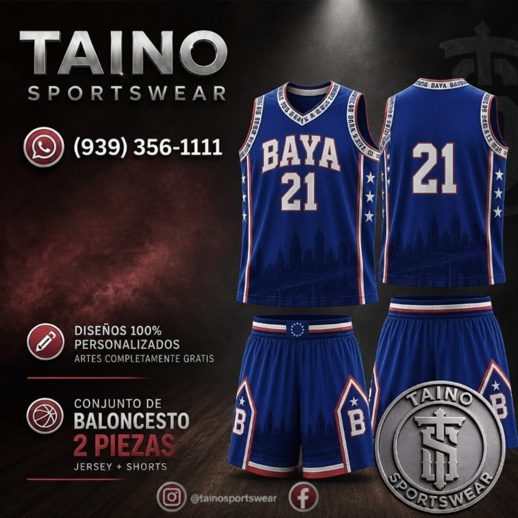 Conjunto de Baloncesto 2 Piezas (Jersey y Shorts)