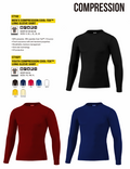 CT102NY Men's Compression Cool-Tek Long Sleeve Shirt - Navy